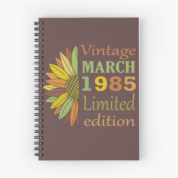 Item preview, vintage march 1985 limited edition, 37 Year Old Gifts Vintage 1985 Limited Edition 37th Birthday designed and sold by SimoSaladain.
