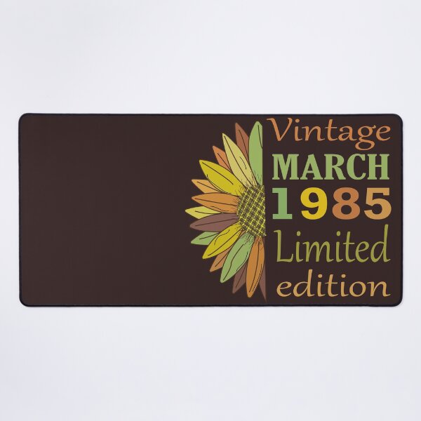 Item preview, vintage march 1985 limited edition, 37 Year Old Gifts Vintage 1985 Limited Edition 37th Birthday designed and sold by SimoSaladain.