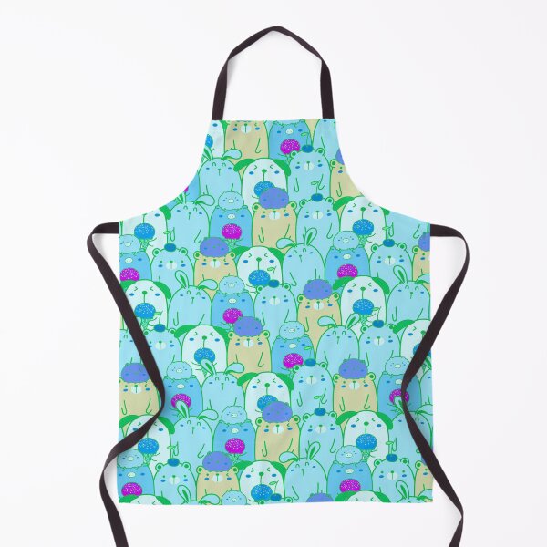 Item preview, Cute Cartoon Animals Pattern - Blue Animals Background Colorful Design  designed and sold by MrGiftee.