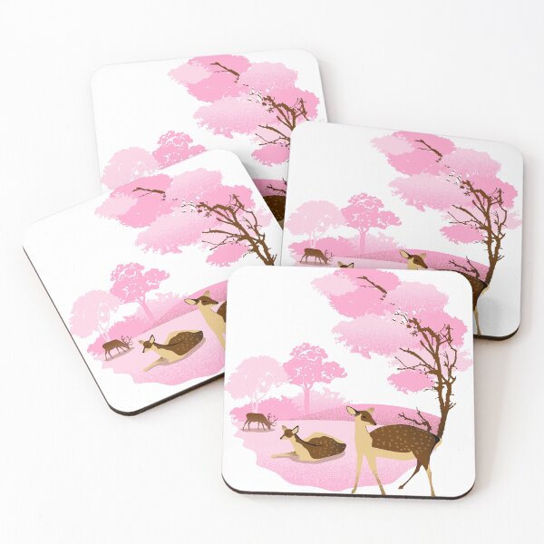 Aperçu de l'œuvre Japanese style sakura tree  moutain art créée et vendue par UNITYdream.