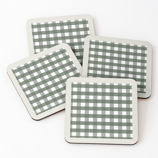 Item preview, Simple Dark Sage Check for Chic Simplicity - Design 1 designed and sold by simplydesignart.