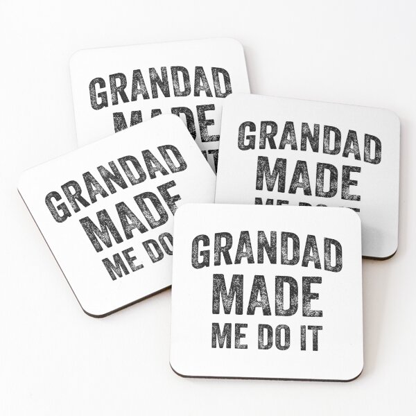 Item preview, Grandad Made Me Do It (Black) designed and sold by STUDIO-72.