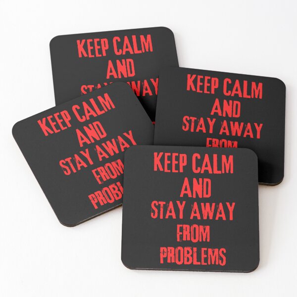 Item preview, Keep Calm and Stay Away From Problems Cool Typography  designed and sold by garniturex.