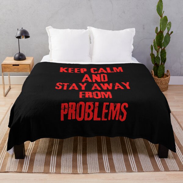 Item preview, Keep Calm and Stay Away From Problems Cool Typography  designed and sold by garniturex.