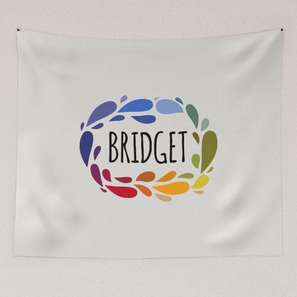 Item preview, Bridget Name Cute Colorful Gift Named Bridget designed and sold by kindxinn.