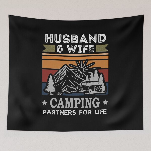 Item preview, Husband And Wife Camping Partners For Life (Camping Lover) designed and sold by i-longmanshop.