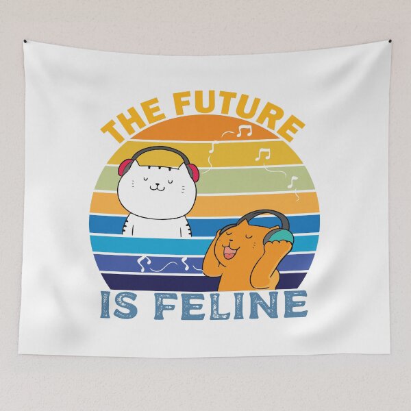 Item preview, The future is Feline designed and sold by Xavia-blue.