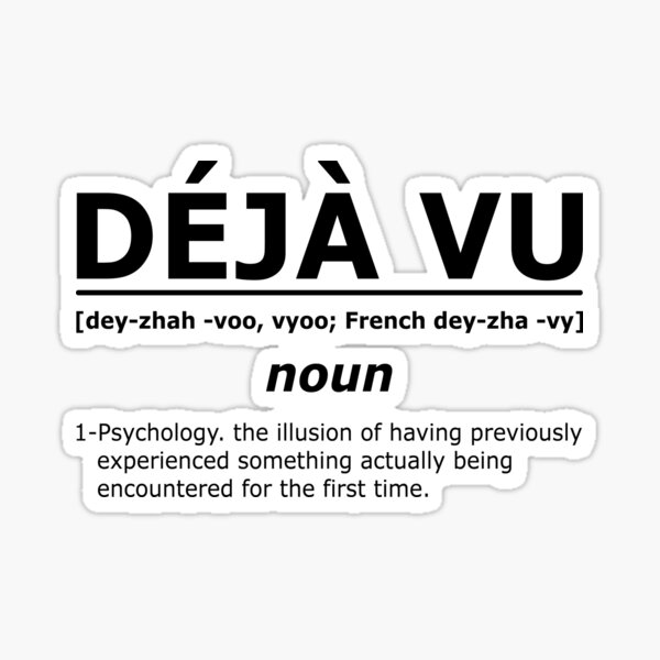 Definition D c3 a9j c3 a0 Vu Merch Gifts for Sale Redbubble