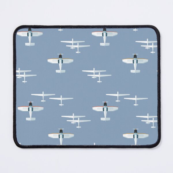 Item preview, Robin airplanes and gliders fly in the sky. Serene and cute pattern. designed and sold by NLobes.