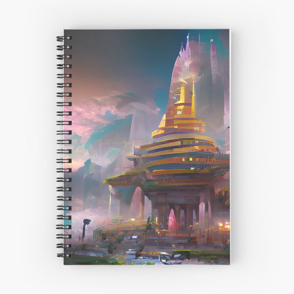 Item preview, Futuristic Temple designed and sold by Arkneer.