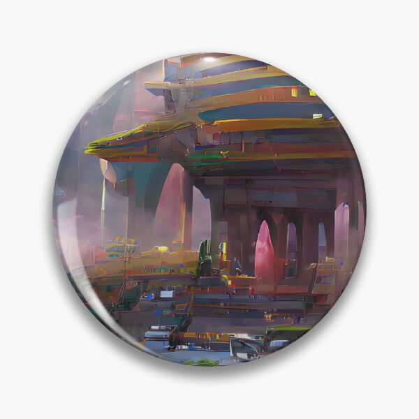 Item preview, Futuristic Temple designed and sold by Arkneer.