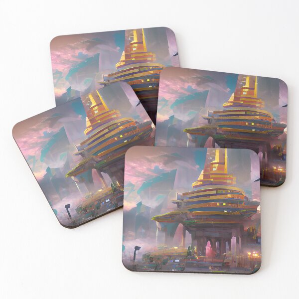 Item preview, Futuristic Temple designed and sold by Arkneer.