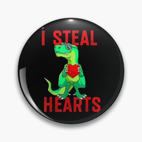 Item preview, I Steal Hearts Valentines Day Dinosaur Valentine's Day 2022  designed and sold by vergielx.