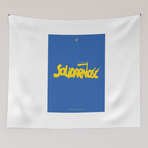 Item preview, Stand With Ukraine – Solidarnosc - Solidarity - Poster designed and sold by dragonfruit-art.