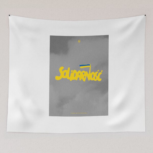 Item preview, Stand With Ukraine – Solidarnosc - Solidarity - Poster designed and sold by dragonfruit-art.