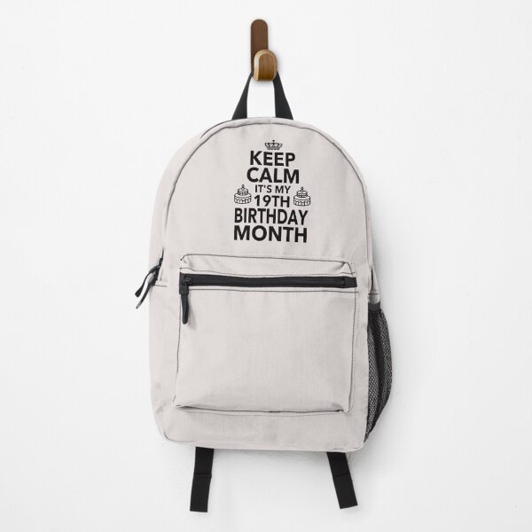 Item preview, Keep Calm Its My 19th Birthday Month Funny Quote Gift designed and sold by JooArtPrints  ★★★★★.