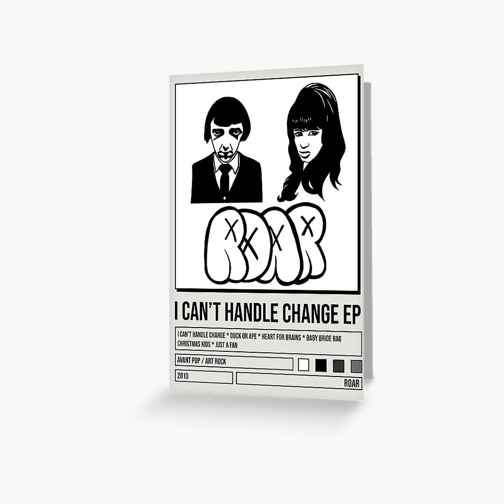 ROAR I Can't Handle Change EP poster Metal Print for Sale by