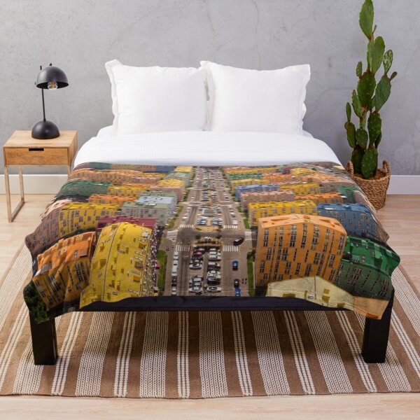 Item preview, Colored buildings photography designed and sold by yourDREAMart.