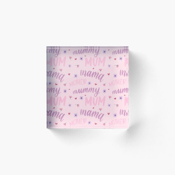 Item preview, Mother's Day Pattern - PINK designed and sold by TheBubblyType.