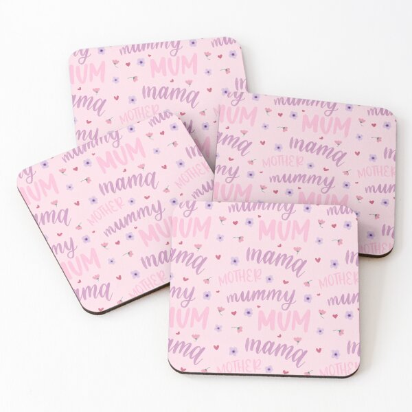 Item preview, Mother's Day Pattern - PINK designed and sold by TheBubblyType.