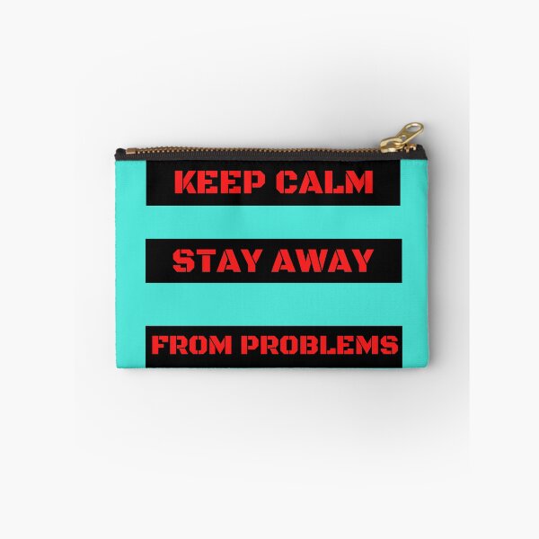 Item preview, Keep Calm and Stay Away From Problems Red Typography  designed and sold by garniturex.