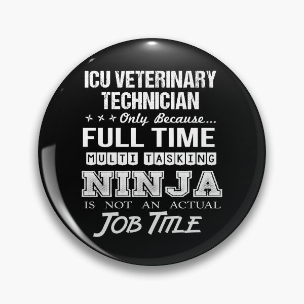 Item preview, Icu Veterinary Technician T Shirt - Ninja Job Gift Item Tee designed and sold by ritterdick.
