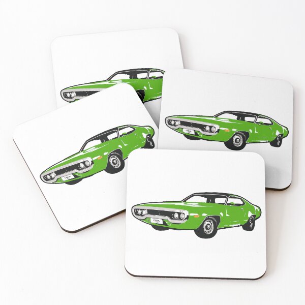 Item preview, Green 70s MuscleCar designed and sold by CoolRide.