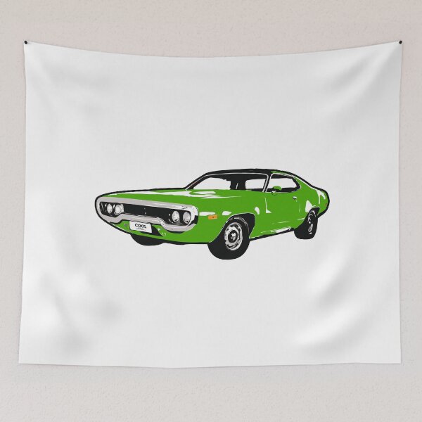 Item preview, Green 70s MuscleCar designed and sold by CoolRide.