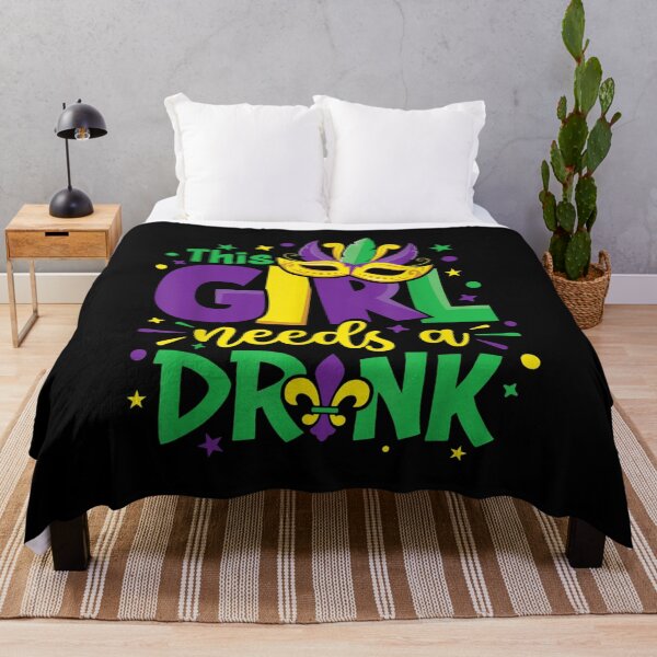 Item preview, This Girl Needs A Drink Mardi Gras Celebration Parade designed and sold by vergielx.