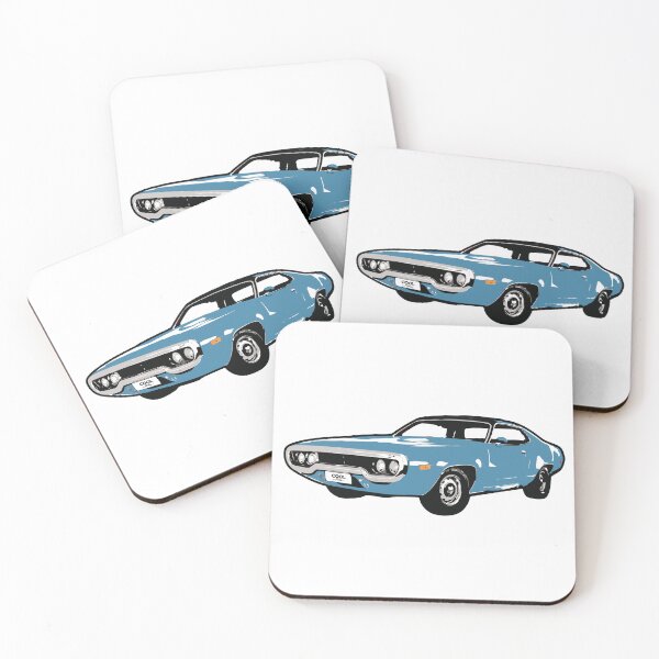 Item preview, Light Blue 70s MuscleCar designed and sold by CoolRide.