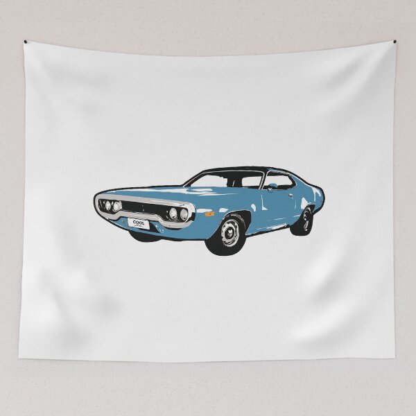 Item preview, Light Blue 70s MuscleCar designed and sold by CoolRide.
