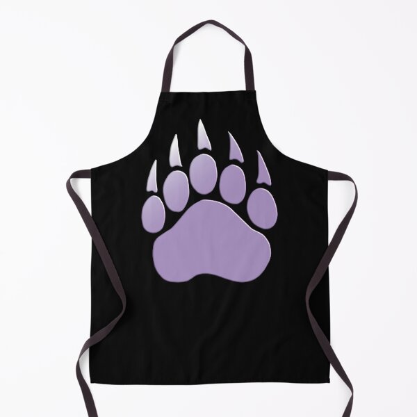 Item preview, Purple Bear Paw 3D Effect and Color Gradient designed and sold by geraldineMS.