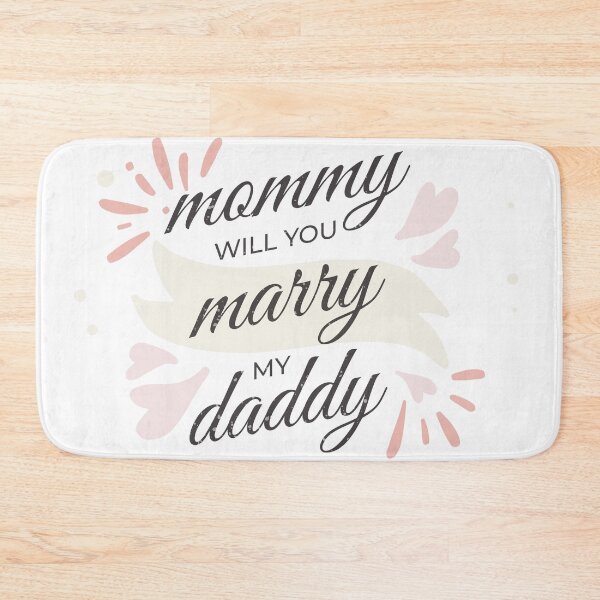 Item preview, Mommy will you marry my daddy marriage proposal baby onesie designed and sold by Tiny-Piggy.