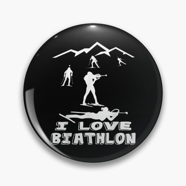 Item preview, I Love Biathlon Winter Sports Ski Sport Biathlete Skier  designed and sold by vergielx.