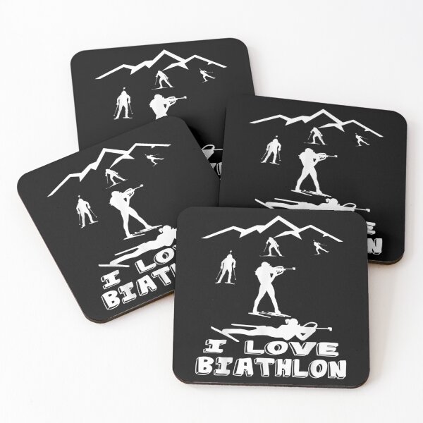 Item preview, I Love Biathlon Winter Sports Ski Sport Biathlete Skier  designed and sold by vergielx.