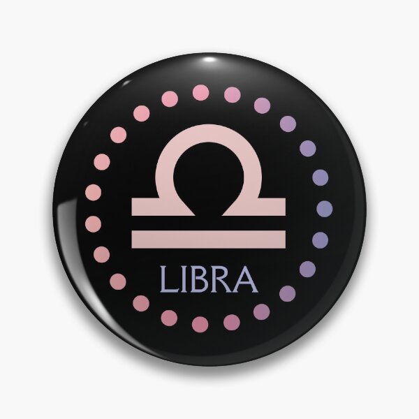 Item preview, Libra Zodiac Symbol in Pink designed and sold by Hellofriendco.