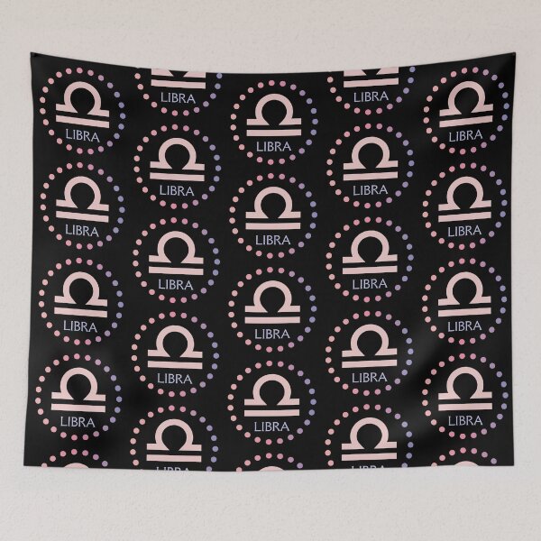 Item preview, Libra Zodiac Symbol in Pink designed and sold by Hellofriendco.