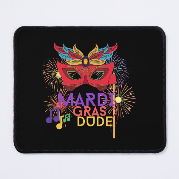Item preview, mardi gras dude, funny flag the ris mardi gras designed and sold by PrettyVectors.