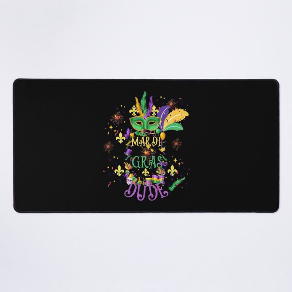 Item preview, mardi gras dude, funny fleur the ris mardi gras designed and sold by PrettyVectors.