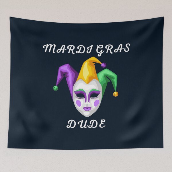 Aperçu de l'œuvre mardi gras mec, mardi gras drôle, célébration du mardi gras créée et vendue par PrettyVectors.
