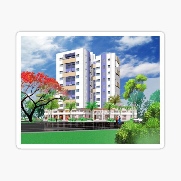 Apartments Sticker