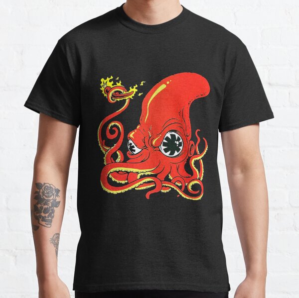 Red Hot Octopus   Classic T-Shirt