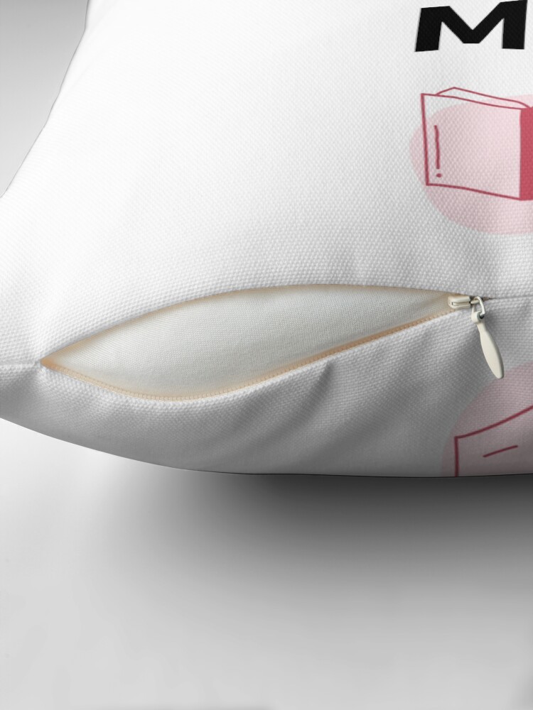 Thumbnail 2 von 4, Kissen, Read with me - white designt und verkauft von joandarlingsbks.