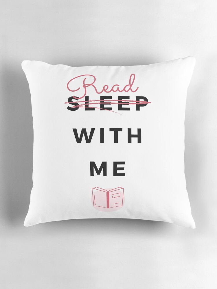 Thumbnail 3 von 4, Kissen, Read with me - white designt und verkauft von joandarlingsbks.