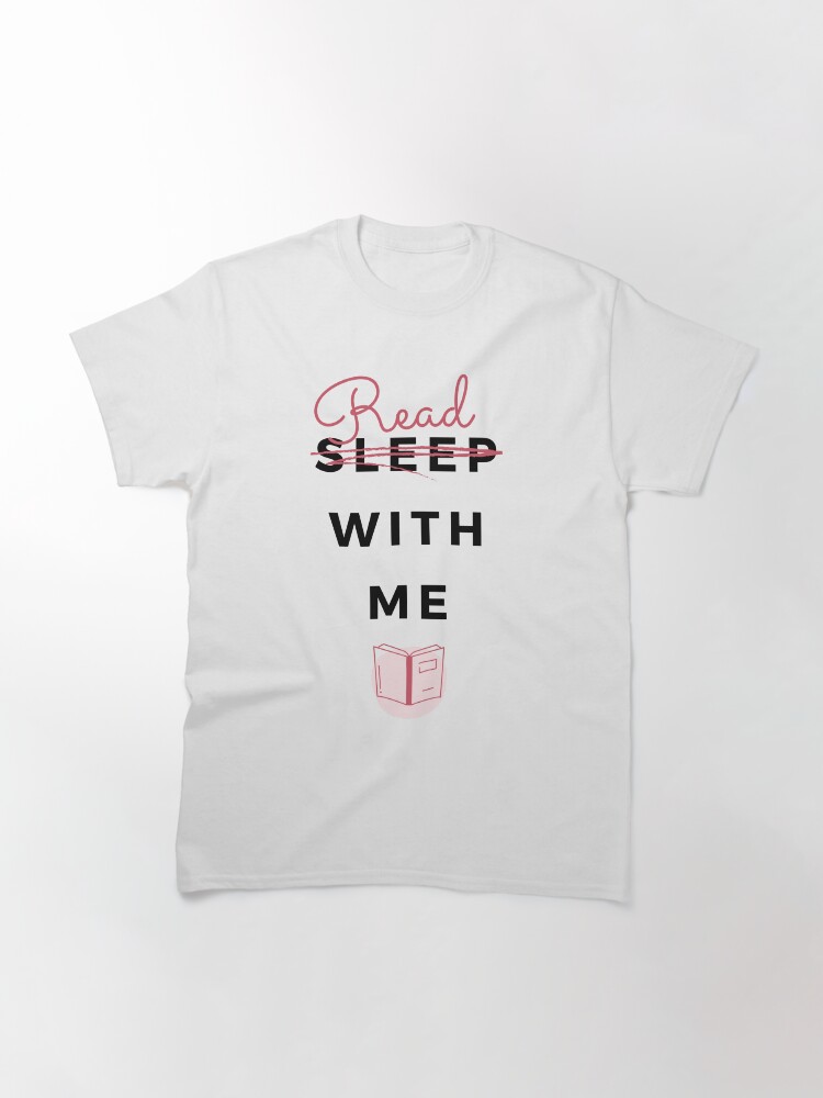 Thumbnail 3 von 7, Classic T-Shirt, Read with me - white designt und verkauft von joandarlingsbks.
