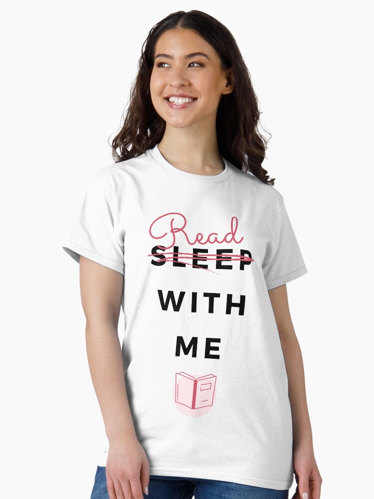 Thumbnail 2 von 7, Classic T-Shirt, Read with me - white designt und verkauft von joandarlingsbks.