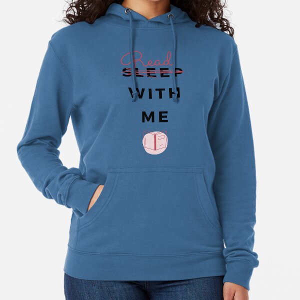 Read with me - white Leichter Hoodie