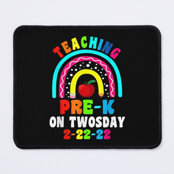 Item preview, Teaching Pre K On Twosday 2 22 2022 Twosday 2022 Rainbow  designed and sold by wendyy88.