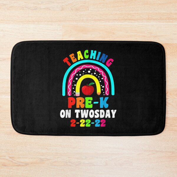Item preview, Teaching Pre K On Twosday 2 22 2022 Twosday 2022 Rainbow  designed and sold by wendyy88.