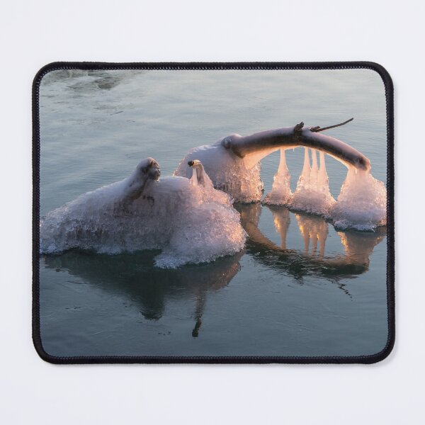 Item preview, Natures Artistry - Natural Ice Sculpture in Glorious Rosy Light designed and sold by Georgia Mizuleva.